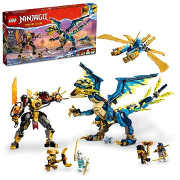 LEGO® NINJAGO® 71796 Živelný drak proti robotovi císařovny (5702017413105)
