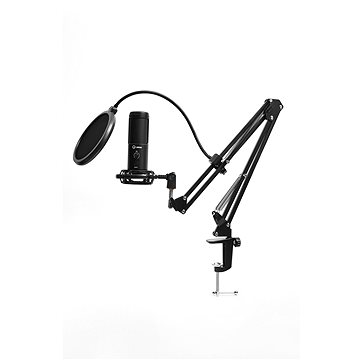 LORGAR Mikrofon Soner 931 pro Streaming, kondenzátorový, Volume, černý (LRG-CMT931)