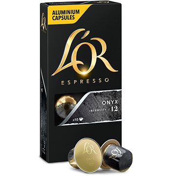 L'OR Espresso Onyx 10ks hliníkových kapslí (4029058)