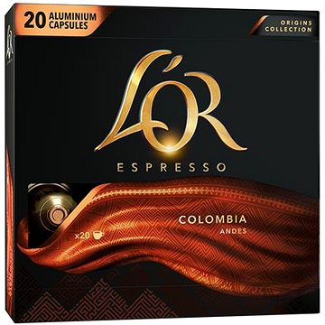 L'OR Espresso Colombia 20ks kapslí, kompatibilní s kávovary Nespresso (4061250)