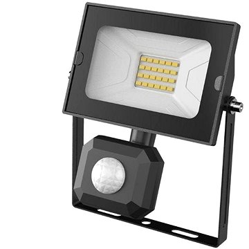 Avide ultratenký LED reflektor s čidlem pohybu černý 20 W 1600 lm (ABSSFLNW-20W-PIR)