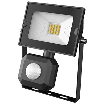 Avide ultratenký LED reflektor s čidlem pohybu černý 10 W (ABSSFLCW-10W-PIR)
