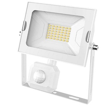 Avide ultratenký LED reflektor s čidlem pohybu bílý 30 W (ABSSFLNW-30W-PIR-W)