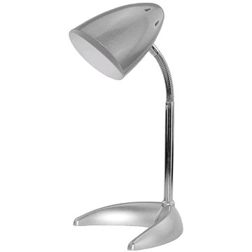Avide Stolní lampa E27 stříbrná se základnou ve tvaru C (ABDLC-S)