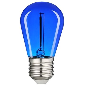 AVIDE Retro barevná LED žárovka E27 0,6W 50lm modrá, filament (ABDLF-0.6W-B)