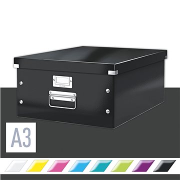 LEITZ WOW Click & Store A3 36.9 x 20 x 48.2 cm, černá (60450095)
