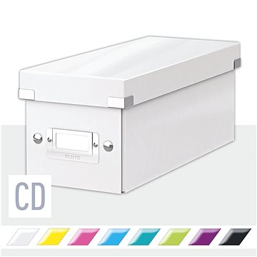 LEITZ WOW Click & Store CD 14.3 x 13.6 x 35.2 cm, bílá (60410001)