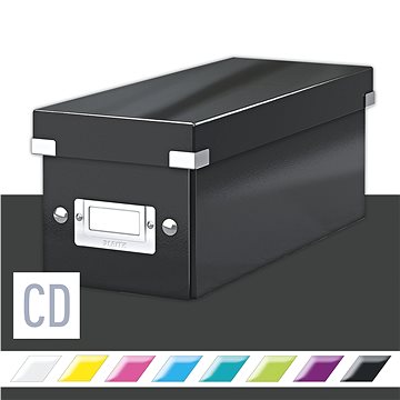 LEITZ WOW Click & Store CD 14.3 x 13.6 x 35.2 cm, černá (60410095)