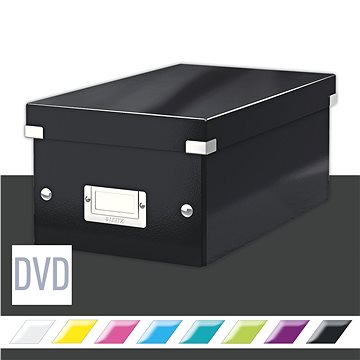 LEITZ WOW Click & Store DVD 20.6 x 14.7 x 35.2 cm, černá (60420095)