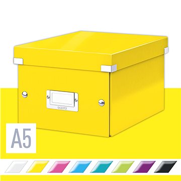LEITZ WOW Click & Store A5 22 x 16 x 28.2 cm, žlutá (60430016)