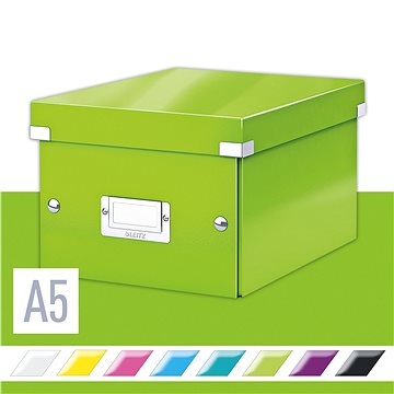 LEITZ WOW Click & Store A5 22 x 16 x 28.2 cm, zelená (60430054)