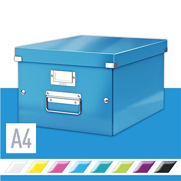 LEITZ WOW Click & Store A4 28.1 x 20 x 37 cm, modrá (60440036)