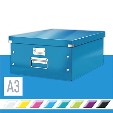 LEITZ WOW Click & Store A3 36.9 x 20 x 48.2 cm, modrá (60450036)