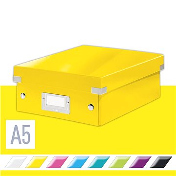 LEITZ WOW Click & Store A5 22 x 10 x 28.2 cm, žlutá (60570016)