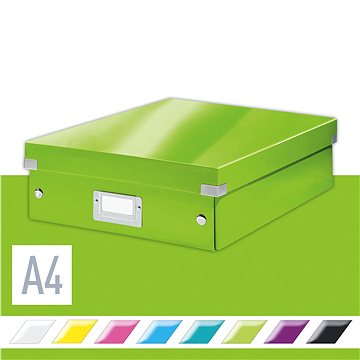 LEITZ WOW Click & Store A4 28.1 x 10 x 37 cm, zelená (60580054)