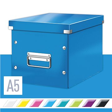 LEITZ WOW Click & Store A5 26 x 24 x 26 cm, modrá (61090036)