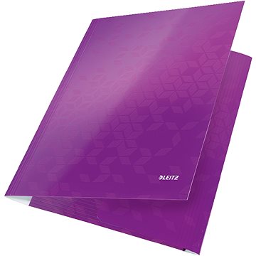 LEITZ WOW A4 s gumičkou, purpurové (39820062)