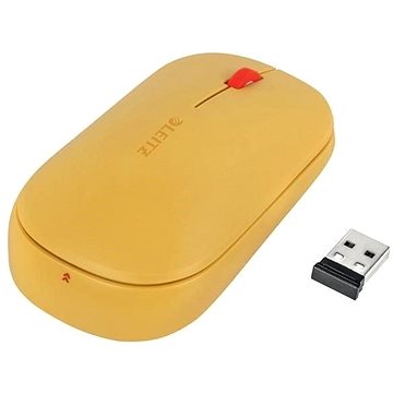 LEITZ Cosy Wireless Mouse, žlutá (65310019)