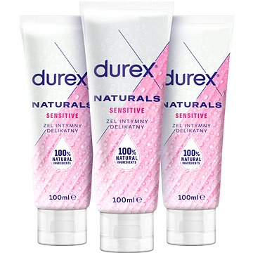 DUREX Naturals Sensitive 3× 100 ml (5900627107180)