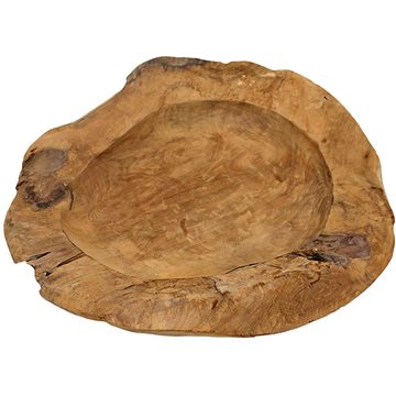 Lex Dekorativní mísa z teakového dřeva 40 cm (4039214521571)