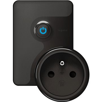 Legrand With Netatmo Spínaná Mobilní Zásuvka Černá (64887)