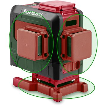 FORTUM laser zelený 3D liniový, 4780216 (4780216)