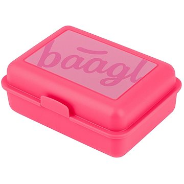 BAAGL Box na svačinu Logo růžový (A-30436)