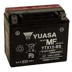YUASA YTX12-BS, 12V, 10Ah (YTX12-BS)