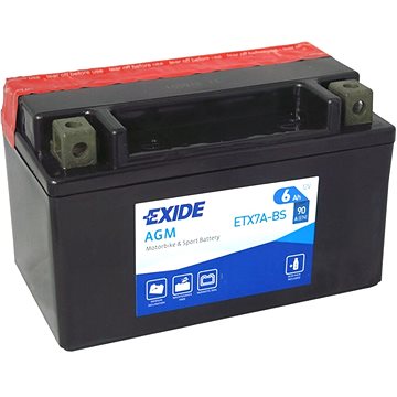 EXIDE ETX7A-BS, 12V, 6Ah, 90A (ETX7A-BS)