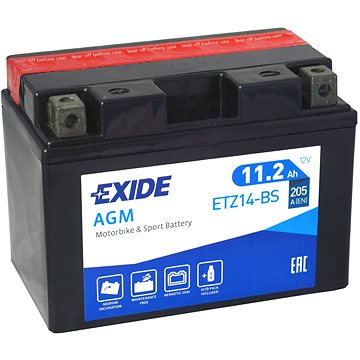 EXIDE ETZ14-BS, 12V, 11Ah, 205A (ETZ14-BS)