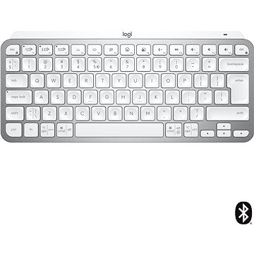 Logitech MX Keys Mini Minimalist Wireless Illuminated Keyboard, Pale Grey - US INTL (920-010499)