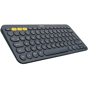 Logitech Bluetooth Multi-Device Keyboard K380, temně šedá - US INTL (920-007582)