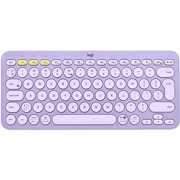 Logitech Bluetooth Multi-Device Keyboard K380, Lavender and Lemonade - US INTL (920-011166)