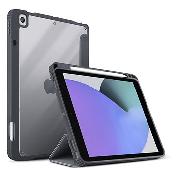 UNIQ Moven pouzdro pro iPad 10.2" (2021/2020/2019), charcoal (grey) (UNIQ-PD10.2GAR-MOVGRY)