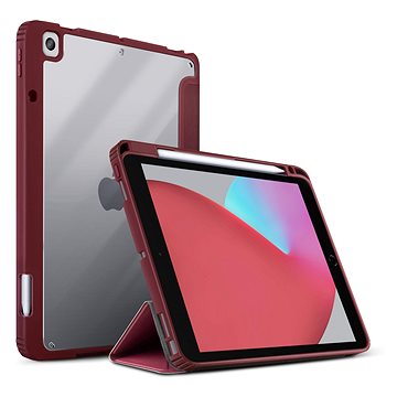 UNIQ Moven pouzdro pro iPad 10.2" (2021/2020/2019), burgundy (maroon) (UNIQ-PD10.2GAR-MOVMRN)