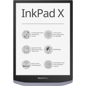 PocketBook 1040 InkPad X Metallic Grey (PB1040-J-WW )