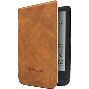 PocketBook pouzdro Shell pro 617, 628, 632, 633, hnědé (WPUC-627-S-LB)