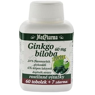 MedPharma Ginkgo biloba 60 mg Forte - 67 tob. (8594045475623)