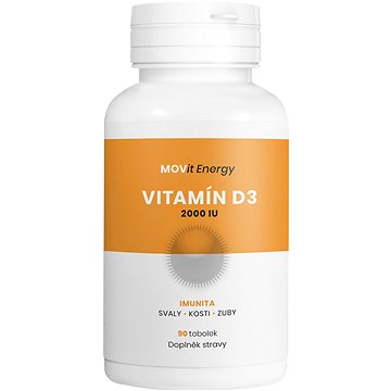 MOVit Vitamin D3 2000 I.U., 50 ucg, 90 tobolek (8594202100030)
