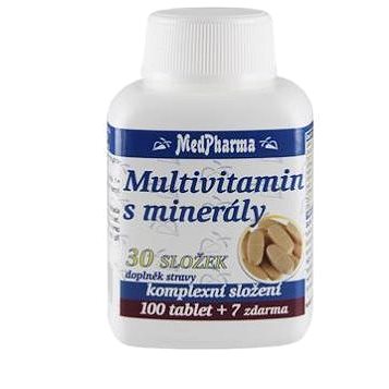 MedPharma Multivitamin s minerály 30 složek - 107 tbl. (8594045471113)
