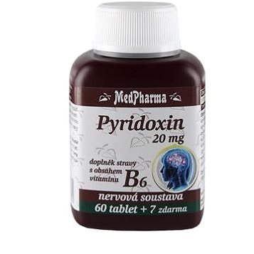 MedPharma Pyridoxin (vitamin B6) 20 mg - 67 tbl. (8594045474831)
