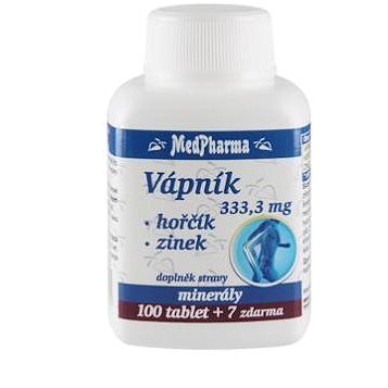 MedPharma Vápník 333,3 mg + Hořčík + Zinek - 107 tbl. (8594045470031)