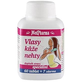 MedPharma Vlasy, kůže, nehty formula - 67 tbl. (8594045471335)