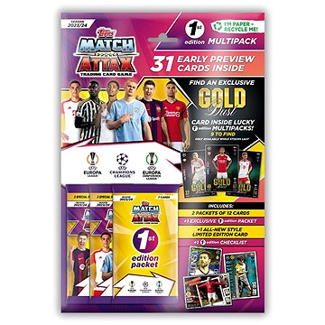 Topps Multipack karet CHAMPIONS LEAGUE 2023/24 1st edition