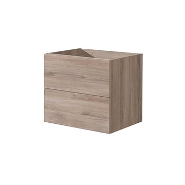 Aira desk, koupelnová skříňka, dub, 2 zásuvky, 610x530x460 mm (CN720S)