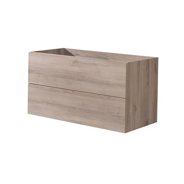 Aira desk, koupelnová skříňka, dub, 2 zásuvky, 1010x530x460 mm (CN722S)