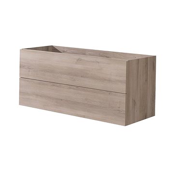 Aira desk, koupelnová skříňka, dub, 2 zásuvky, 1210x530x460 mm (CN723S)