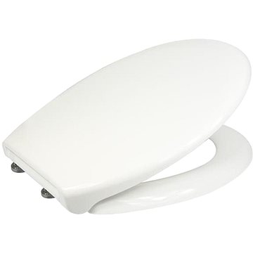 Mereo Samozavírací WC sedátko, duroplast, bílé, s odnímatelnými panty CLICK (CSS112S)