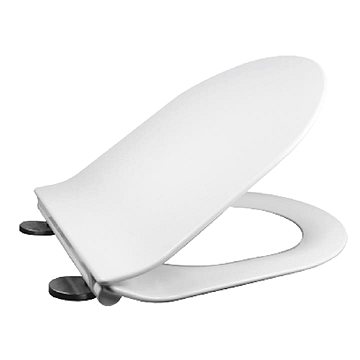Mereo Samozavírací WC sedátko slim, duroplast, bílé, s odnímatelnými panty CLICK (CSS116)