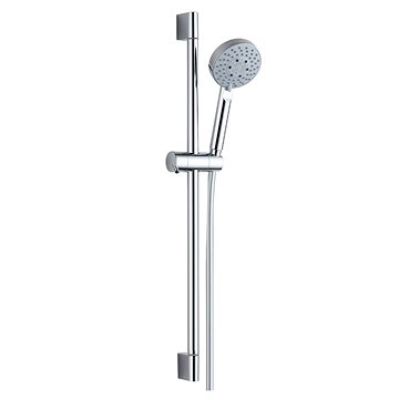 MEREO Sprchová souprava, pětipolohová sprcha, posuvný držák, šedostříbrná hadice (CB900H)